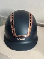 Uvex Suxxeed Chrome donkerblauw rosegoud, Dieren en Toebehoren, Dressuur, Ophalen of Verzenden, Zo goed als nieuw, Dames