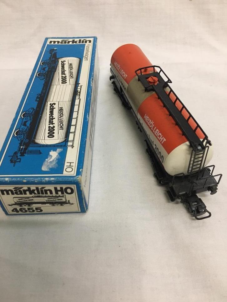 Märklin 4655, Schwechat 2000 ketelwagen, Hobby en Vrije tijd, Modeltreinen | H0, Zo goed als nieuw, Wagon, Wisselstroom, Märklin