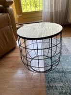 bijzet tafeltje, Minder dan 55 cm, Metaal of Aluminium, Rond, Zo goed als nieuw
