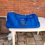 Weekend tas kleur blauw, Uitschuifbare handgreep, 30 cm of meer, Gebruikt, Blauw