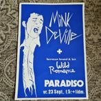 Mink DeVille / Wild Romance - original Paradiso 1977 . izgs, Verzamelen, Posters, Ophalen, Zo goed als nieuw, Rechthoekig Staand