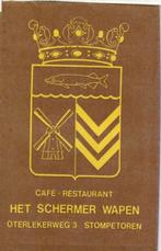 molen vis kroon -Het Schermer Wapen Oterlekerweg Stompetoren, Ophalen of Verzenden