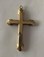 Geel goud kruis 585-14 karaat, Sieraden, Tassen en Uiterlijk, Antieke sieraden, Ophalen of Verzenden, Goud, Hanger