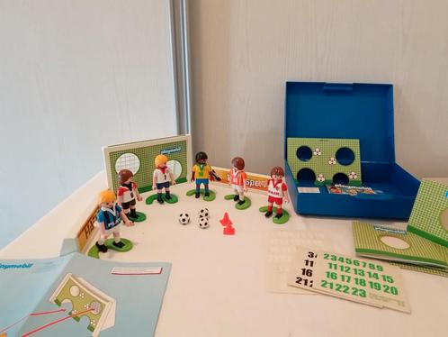 playmobil 4701 voetbal set schieten op doel compleet+ extra, Kinderen en Baby's, Speelgoed | Playmobil, Zo goed als nieuw, Complete set