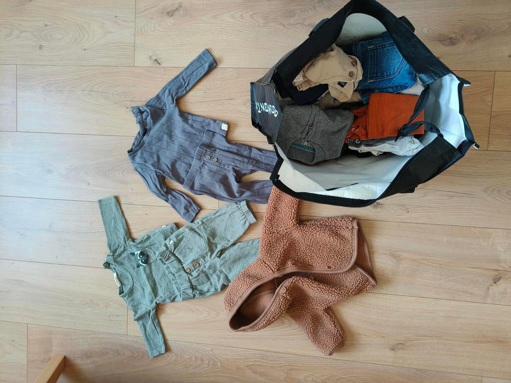 Tas jongenskleding maat 50/56, Ophalen, Maat 50