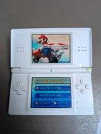 Nintendo DS Lite met veel spellen en opbergtas - Omgebouwd, Wit, DS Original of Phat, Ophalen of Verzenden, Gebruikt