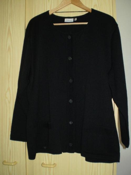 Zwart vest van Canda in de maat xxl.   Mooi zwart en niet zo, Kleding | Dames, Truien en Vesten, Zo goed als nieuw, Maat 46/48 (XL) of groter
