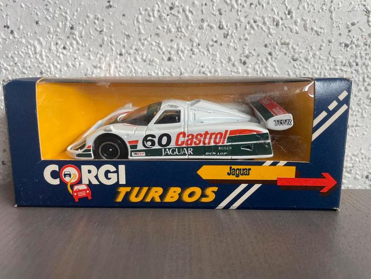 1986 Corgi Turbos 1/43 C144/1 Jaguar XJR-9 Castrol, Hobby en Vrije tijd, Modelauto's | 1:43, Nieuw, Auto, Corgi, Ophalen of Verzenden