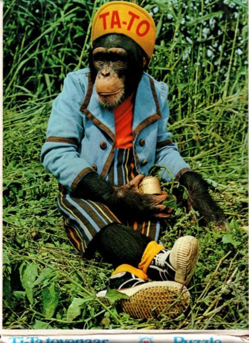 2 Puzzels van Ti Ta Tovenaar:Ta-To (?) en Grobbebollen (?), Verzamelen, Film en Tv, Gebruikt, Tv, Overige typen, Ophalen of Verzenden