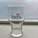 Heineken tulpglas met opdruk "Heineken Open", Ophalen of Verzenden, Nieuw, Glas of Glazen, Heineken