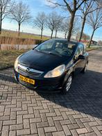 Opel Corsa 1.2 16V 3D WR 2008 Zwart, Auto's, Voorwielaandrijving, 450 kg, 40 €/maand, 1229 cc