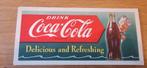 Coca-Cola reclame, origineel, uit 1951, Ophalen of Verzenden, Zo goed als nieuw, Reclamebord