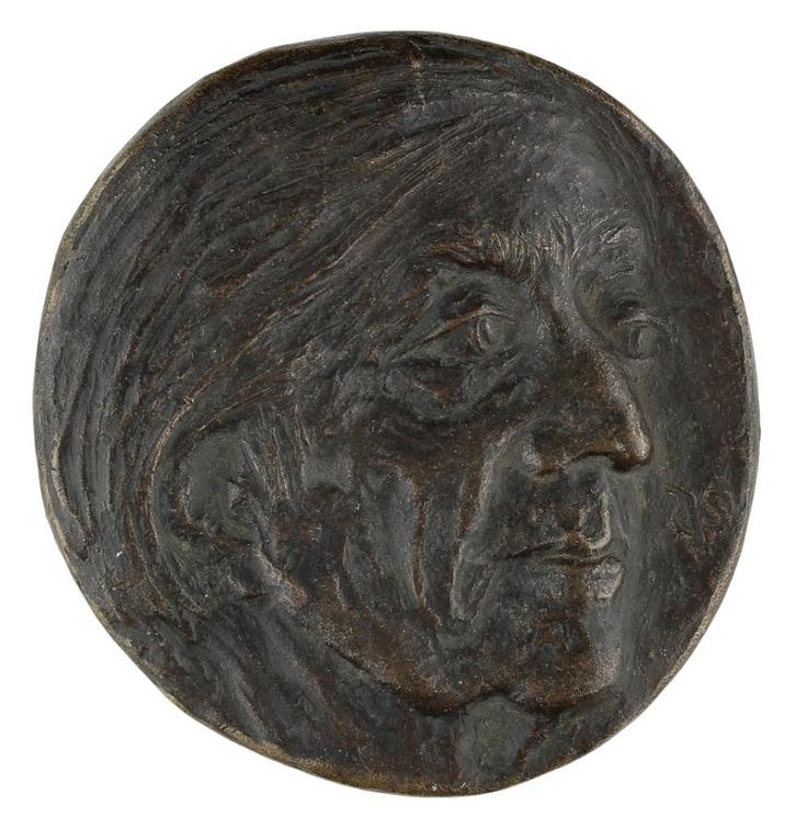 PENNING Jet Schepp : Jiddu Krishnamurti, Postzegels en Munten, Penningen en Medailles, Brons, Nederland, Verzenden