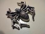 Zilverkleurige Spinnen Hanger, Overige materialen, Nieuw, Ophalen of Verzenden, Zilver