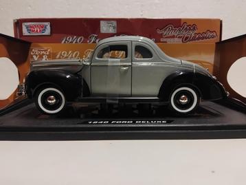 Ford De Luxe Coupe twotone grey/black 1940 Motormax 1:18 KRD beschikbaar voor biedingen