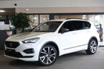 Seat Tarraco 1.4 TSI e-Hybrid PHEV FR 245PK Trekhaak 360Cam, Auto's, Seat, 4 cilinders, USB, Leder en Stof, Wit