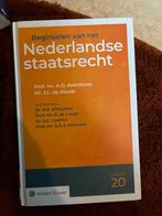 Nederlandse Staatsrecht - 20e druk, Ophalen of Verzenden, Gamma, Gelezen, WO