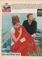 Retro reclame 1963 AaBe wollen deken gerust uw hartewens, Verzamelen, Verzenden, Overige typen