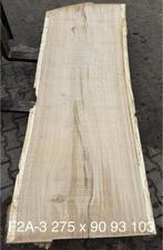 Eiken tafelblad, massief, uniek, tuinblad, schaaldeel, Ophalen of Verzenden, Nieuw, Rechthoekig, Hout