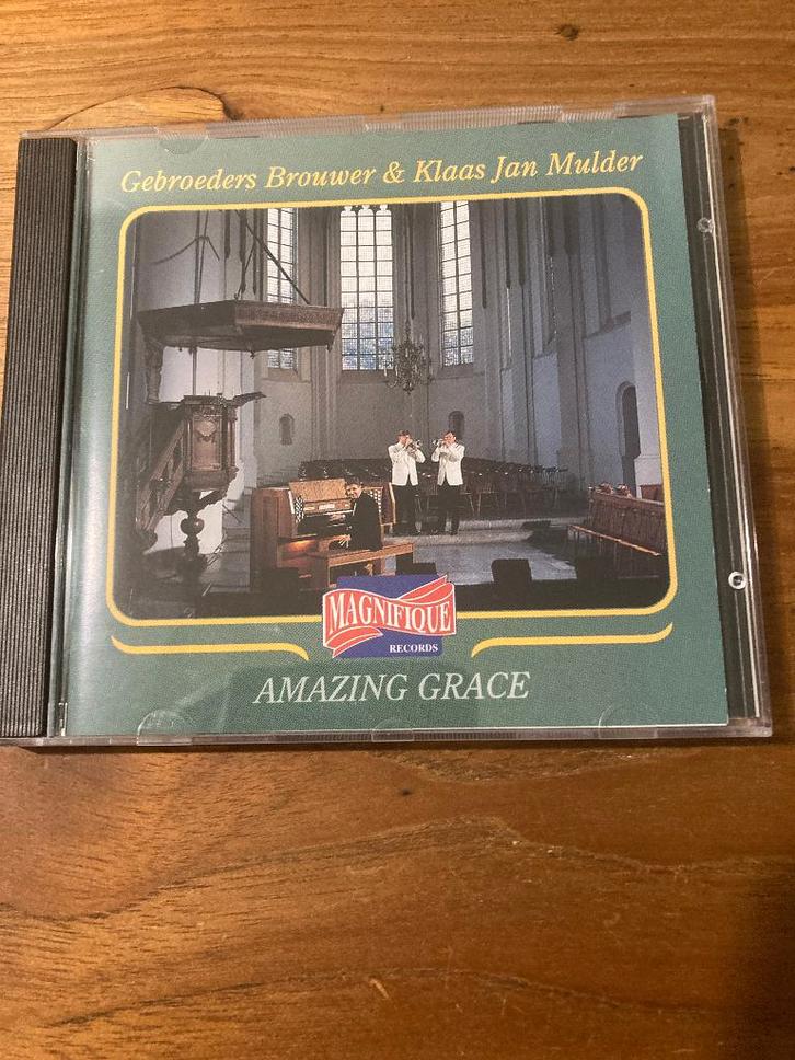 Gebroeders Brouwer & Klaas Jan Mulder - Amazing Grace (Orgel, Cd's en Dvd's, Cd's | Klassiek, Zo goed als nieuw, Overige typen