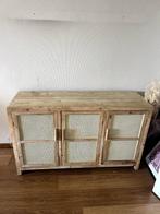Webbing dressoir Bandung naturel, Huis en Inrichting, Kasten | Dressoirs, Ophalen, 100 tot 150 cm, 25 tot 50 cm, Gebruikt
