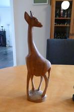 mooie houten giraffe, Verzamelen, Overige Verzamelen, Gebruikt, Ophalen of Verzenden