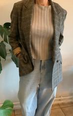 PEN & INKK designer dames geruite bl;azer maat 34 /36, Ophalen of Verzenden, Zo goed als nieuw, Maat 36 (S), Grijs