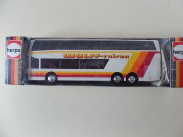Dubbeldekker bus Wolff Reisen (Herpa)  beschikbaar voor biedingen