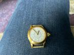 Vintage Gouden Horloge Blinden 1950-1980, Overige merken, Met bandje, Polshorloge, Goud
