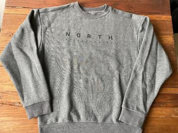 Mooi Sweatshirt North Maat L grijs gemeleerd beschikbaar voor biedingen