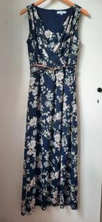 jurkje LolaLiza | maat 38 | donkerblauw, bloemenprint, Maat 38/40 (M), Blauw, Ophalen of Verzenden, Zo goed als nieuw