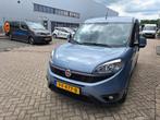 Fiat Doblo Cargo 1.3 MJ 16V 90pk 2016 in unieke blauwe kleur, Voorwielaandrijving, Euro 5, Stof, Zwart