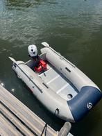 Yamaha rubber boot met 5pk buiten boord motor, Watersport en Boten, Rubberboten, Ophalen, Gebruikt, Yamaha, Hout