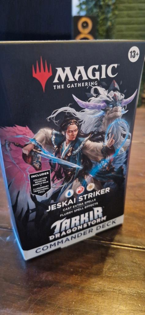 Jeskai Striker MTG Tarkir precon, Hobby en Vrije tijd, Verzamelkaartspellen | Overige, Zo goed als nieuw, Losse kaart, Ophalen of Verzenden