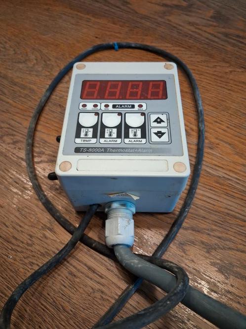 Digitale thermostaat + alarm TS-8000A, Dieren en Toebehoren, Overige Dieren-accessoires, Gebruikt, Ophalen of Verzenden