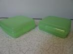 Tupperware snack doosjes., Ophalen of Verzenden, Nieuw, Groen, Overige typen