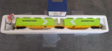 Roco clip containerwagen met containers beschikbaar voor biedingen