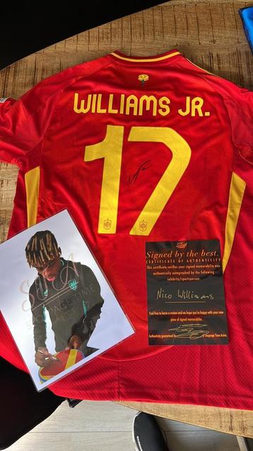 Nico Williams Jr met Coa Spanje gesigneerd beschikbaar voor biedingen