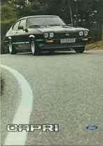 Ford Capri fraaie originele brochure/auto folder '83, Ophalen of Verzenden, Porsche