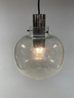 Glazen Space Age Hanglamp, Glashütte Limburg, Duitsland 1970, Gebruikt, Glashütte Limburg, Onbekend, Ophalen of Verzenden