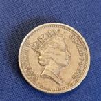 one pound 1997 met omgekeerde randtekst Decus Et Tutamen, Ophalen of Verzenden, Overige landen