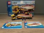Lego City 4643 - Vrachtwagen met Boot - Compleet, Ophalen of Verzenden, Zo goed als nieuw, Complete set, Lego