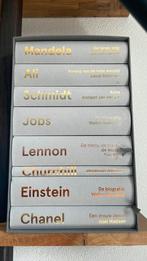 Chanel Steve Jobs Mandela Churchill Scmidt einstein boeken, Ophalen, Zo goed als nieuw, Fotocamera