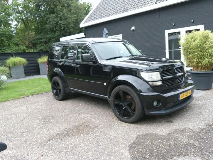 Dodge Nitro 2.8 CRD Grijs kenteken yongtimer 2009, Auto's, Dodge, Bedrijf, Nitro, Diesel, Automaat, Zwart, Grijs, Leder, Ophalen
