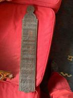 Mooie goed antieke Friese mangelplank met kerfsneden, Antiek en Kunst, Ophalen of Verzenden