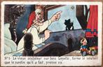 WALT DISNEY - PINOKKIO - no:1, Verzamelen, Ansichtkaarten | Themakaarten, Verzenden, 1920 tot 1940, Gelopen, Sterren en Beroemdheden