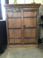 Stoer sobere India Ibiza meidenkast kast 109 cm hoog, Antiek en Kunst, Ophalen