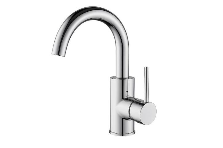 NIEUW - Wastafelkraan van verchroomd messing - 2 stuks, Doe-het-zelf en Verbouw, Sanitair, Nieuw, Kraan, Chroom, Ophalen of Verzenden