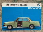 Nederlandse leaflet folder BMW 1800 1965, Gelezen, Ophalen of Verzenden, BMW, BMW