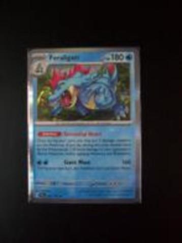 9366: Nieuwe Pokemonkaart Holo Rare FERALIGATR   (041/162) beschikbaar voor biedingen